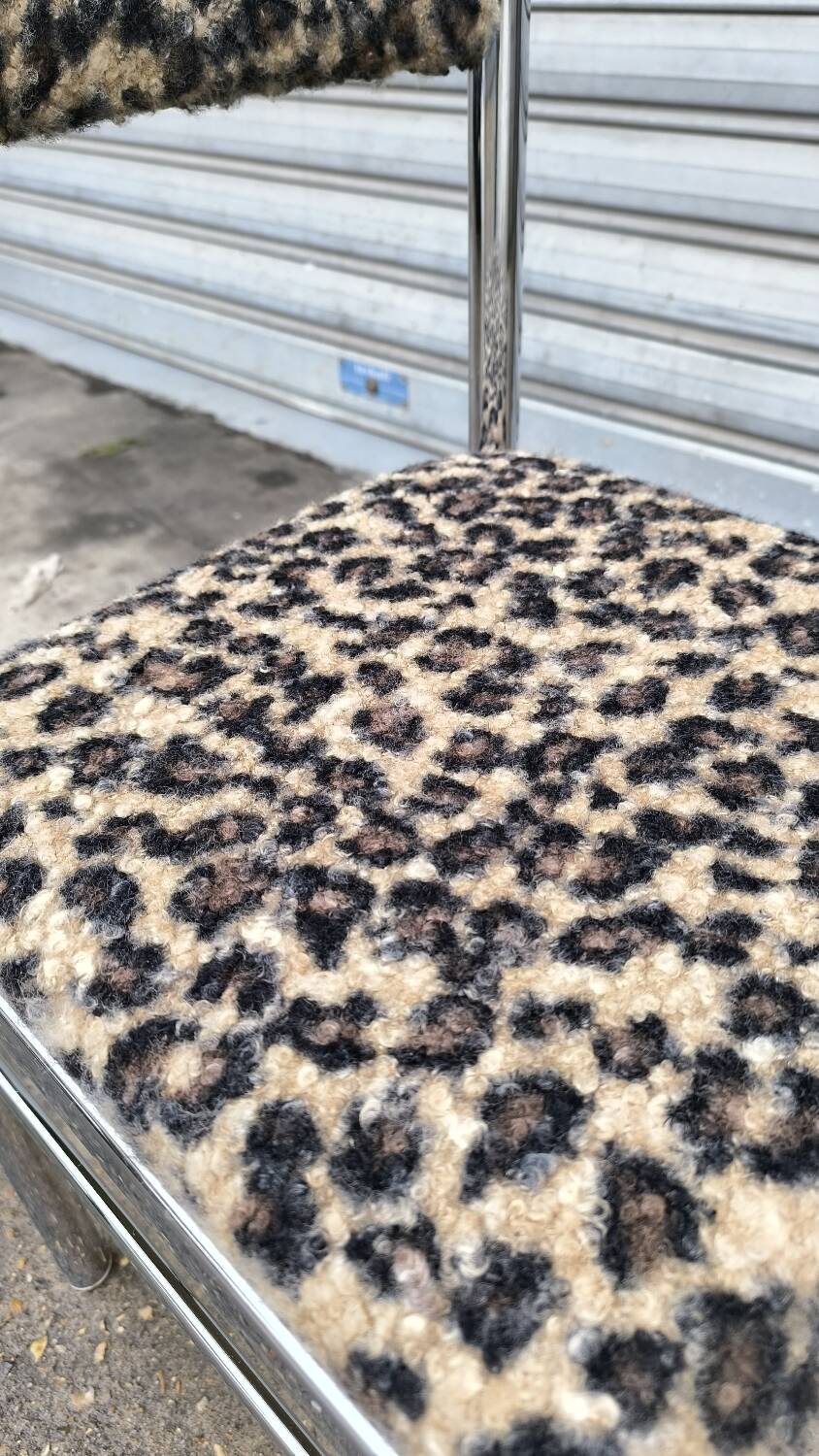 Chromed metal chair 1970