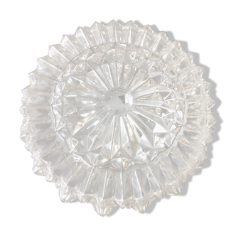 Round ceiling lamp diamond tips vintage 60s-70s