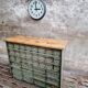 Commode industrielle vert olive