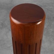 Sculptural Art Deco solid Wooden Pedestal, France ca. 1925