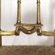 Series of three Louis XVI style chairs in gilded wood, circa 1900