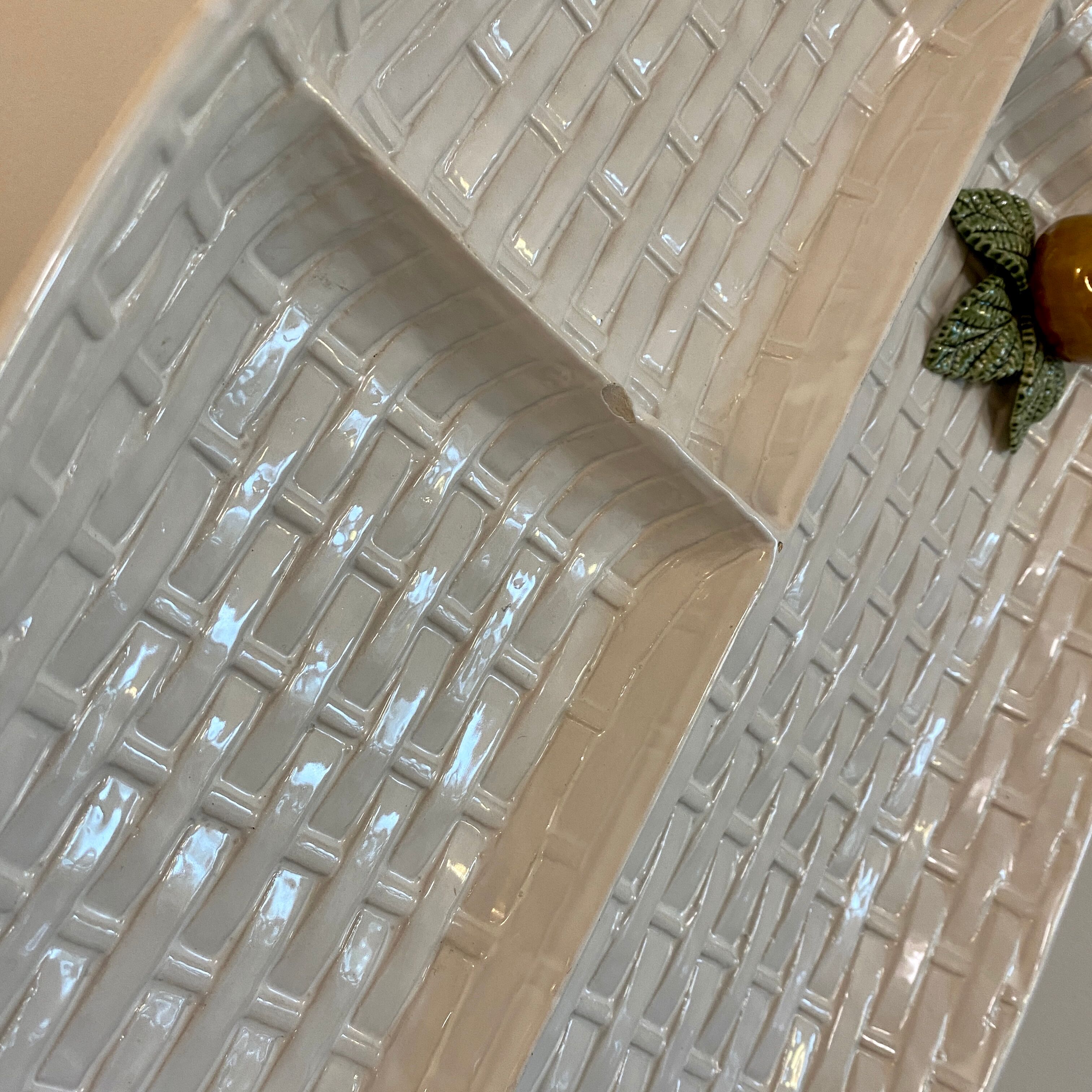 Vintage dish in slip