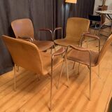 Set of four chairs, Italy, 1960s