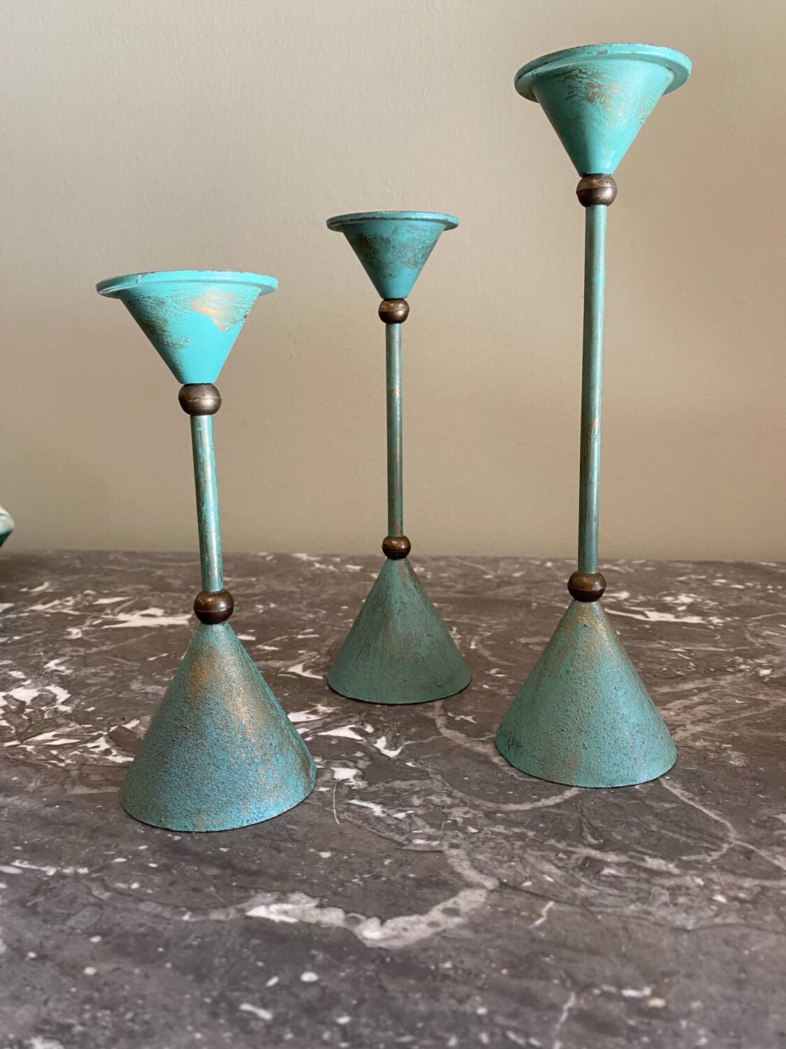 Memphis design candle holder