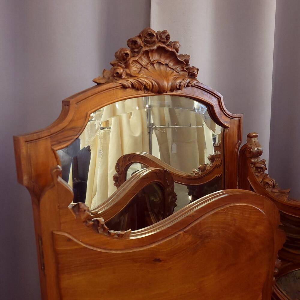 Louis XV screen, Toile de Jouy