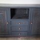 Buffet syrien gris anthracite et cuivre