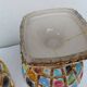 PAIR OF CERAMIC VASES DOREE, POLYCHROME, VINTAGE ITALY 60'S