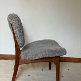 Danish MidCentury Lounge Chair Sheep Skin 50s