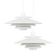 Pair of 2 vintage Danish pendant lamps by Form Light, 1980s.