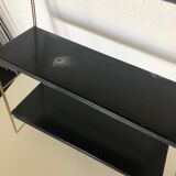 Pair of black string shelves, 1960 - 58x49cm