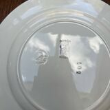 Lot de 2 assiettes anciennes en terre de fer – Manufacture de Longwy