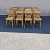 Lot de 16 chaises de bistrot Luterma, années 1960