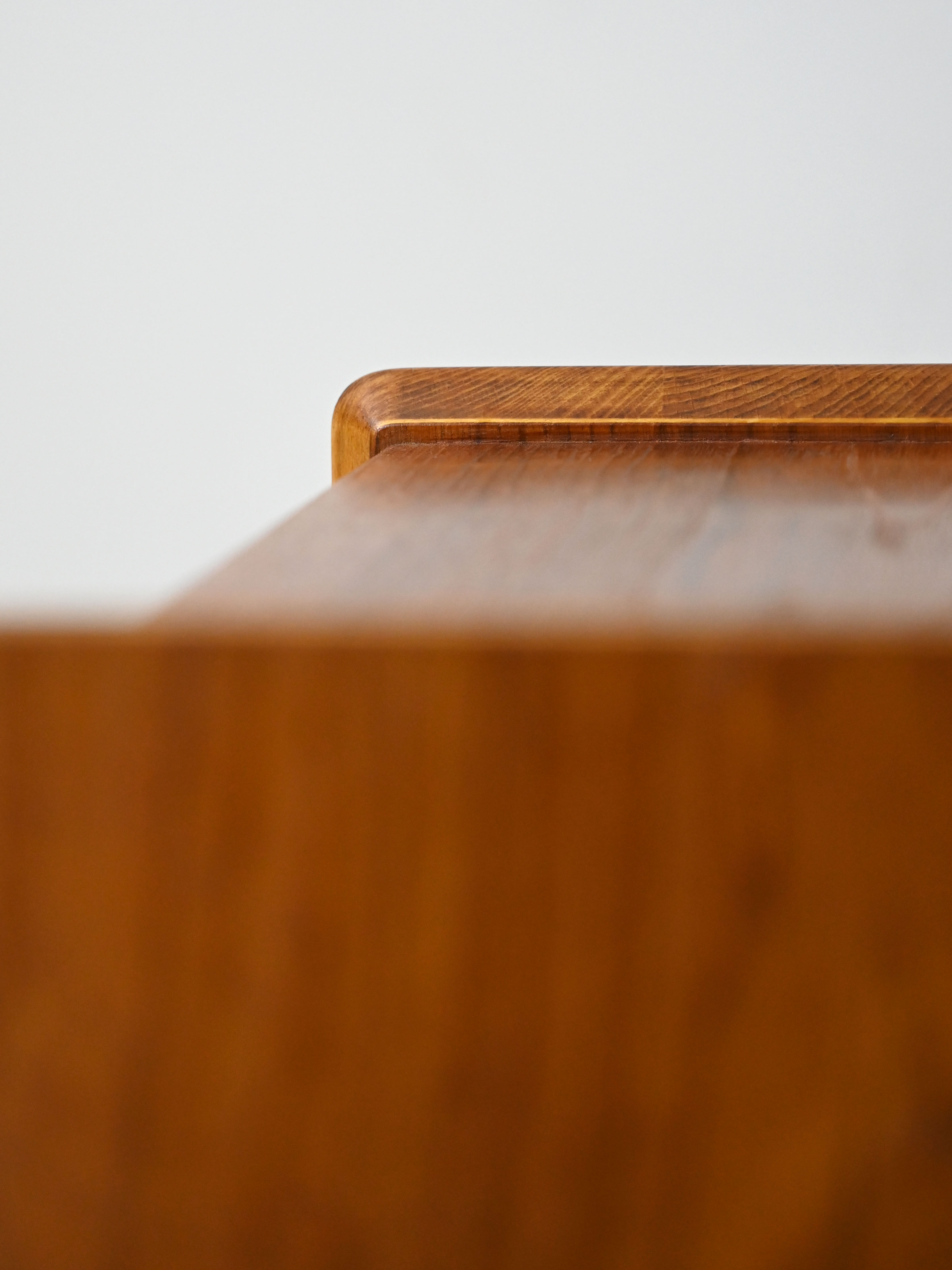 Scandinavian nightstand with double table top