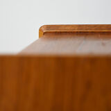 Scandinavian nightstand with double table top