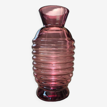 Art Deco style glass vase