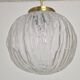 Angelo Brotto for Esperia Pendant Light in Murano Glass and Brass