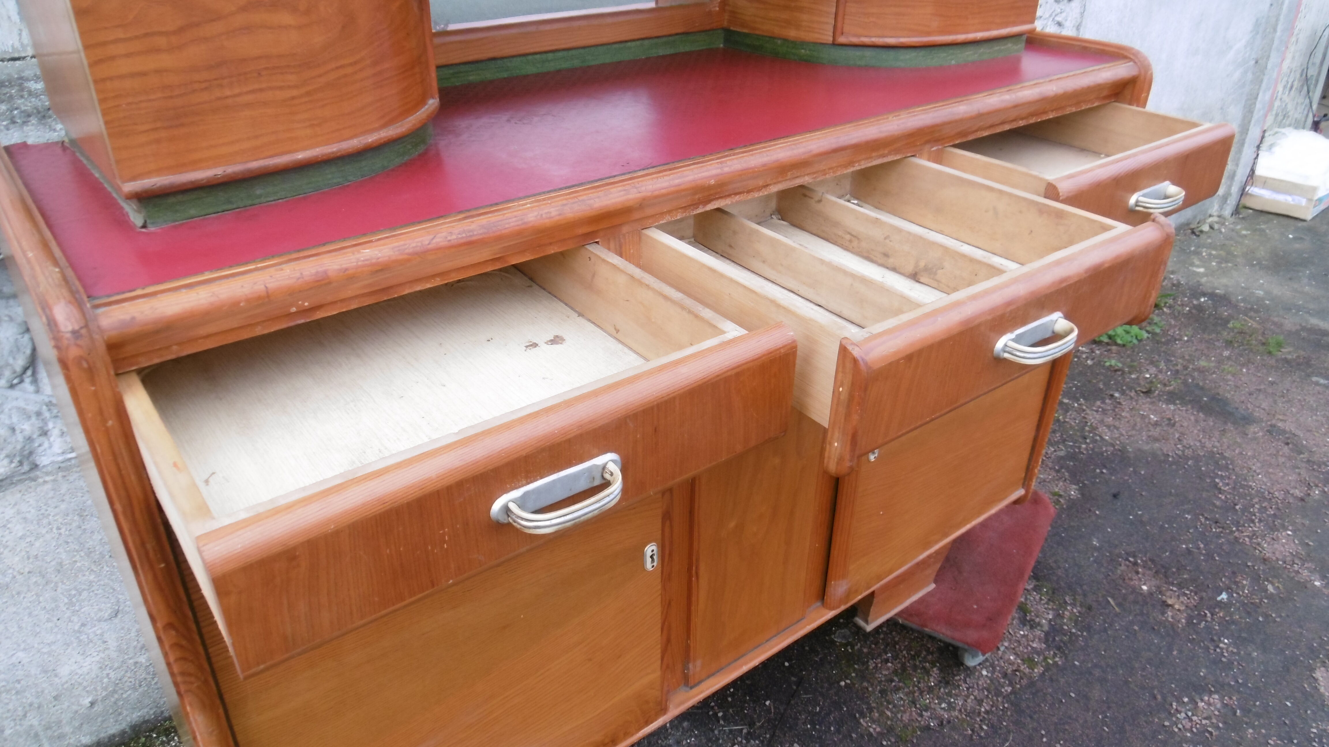 The 1950s wooden buffet