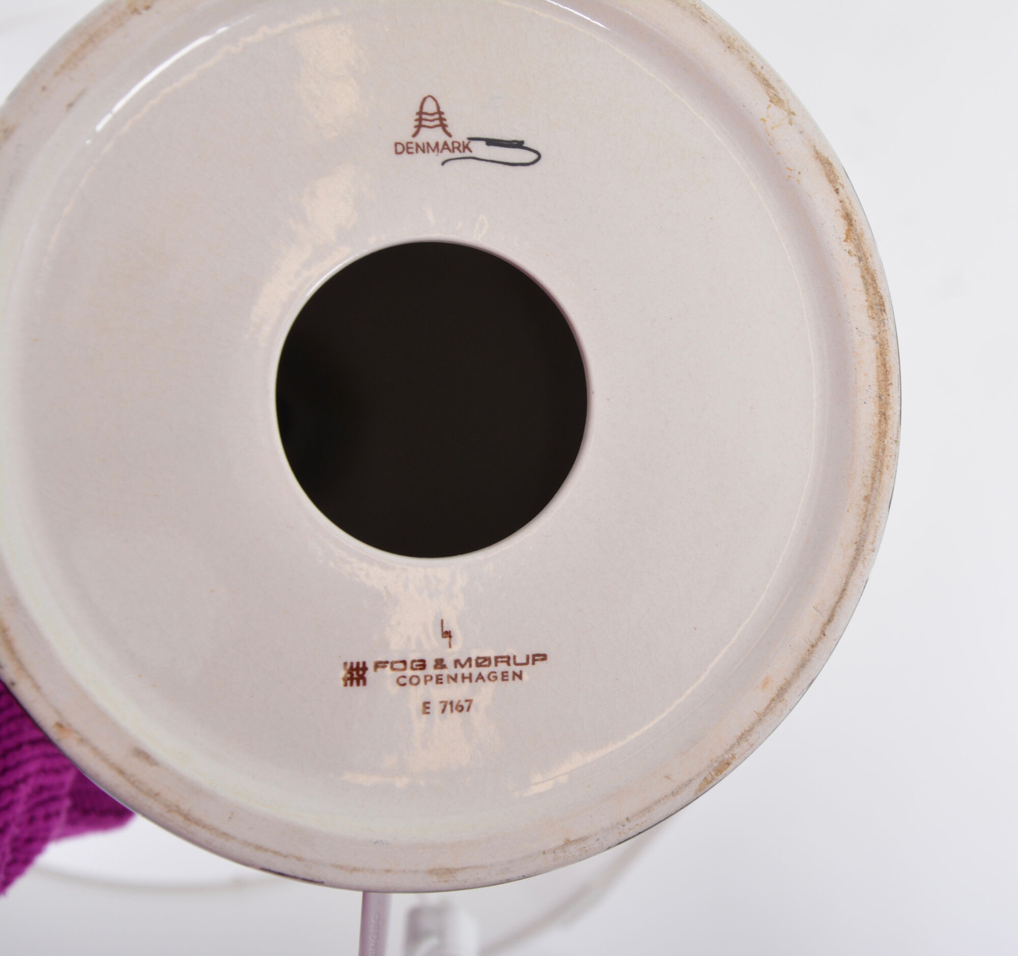 Pair of Royal 7 Midcentury Table Lamps by Ingelise Koefoed for Fog & Mørup