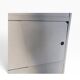 Light taupe vintage cabinet with sliding doors KEWLOX