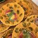 7 dessert plates barbotine Sarreguemines