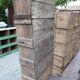 Wooden workshop furniture shelf