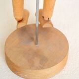 Articulated wooden puppet