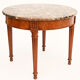 Round coffee table louis XVI style