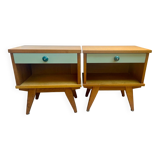 Pair of 60s bedside tables