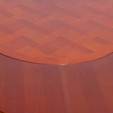 Oval table, Regency style, integrated extensions