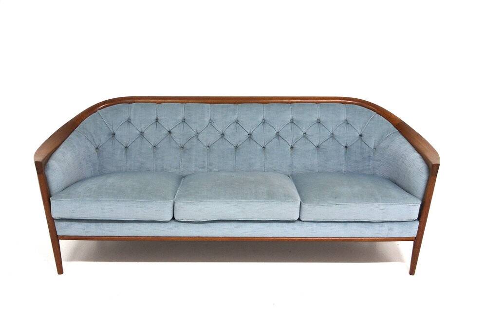 Canapé "Fabiola" en velours, Bröderna Andersson, Suède, 1960