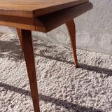 Table or desk, golden honey, curved legs
