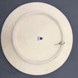 Decorative plate, made in spain floral, signed jose royo vilar, spain