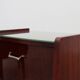 Pair vintage nightstands in wood veneer, Belgium 1950s