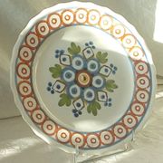 Assiette en faience de sinceny epoque 1850- 1860 n°1