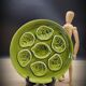 Green oyster plate