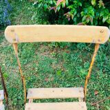 Ensemble de 4 chaises de jardin pliantes