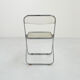 Chaise Plia transparente par Giancarlo Piretti pour Castelli, 1960