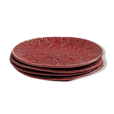 Lot de 4 assiettes blanca sienne s -