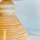 Geometric ceramic lamp by larec 80s