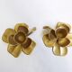 Bougeoirs fleur trefle en  laiton