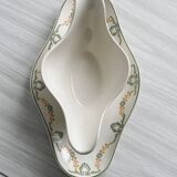 Sauceboat on Longwy Earthenware frame