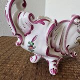 Antique Desvres earthenware planter