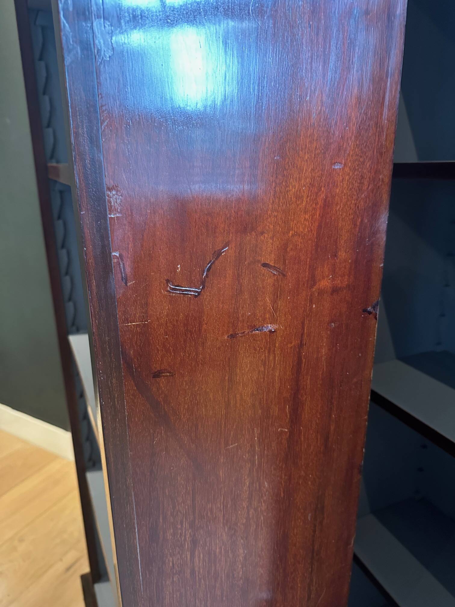 Set of 2 open bookcases