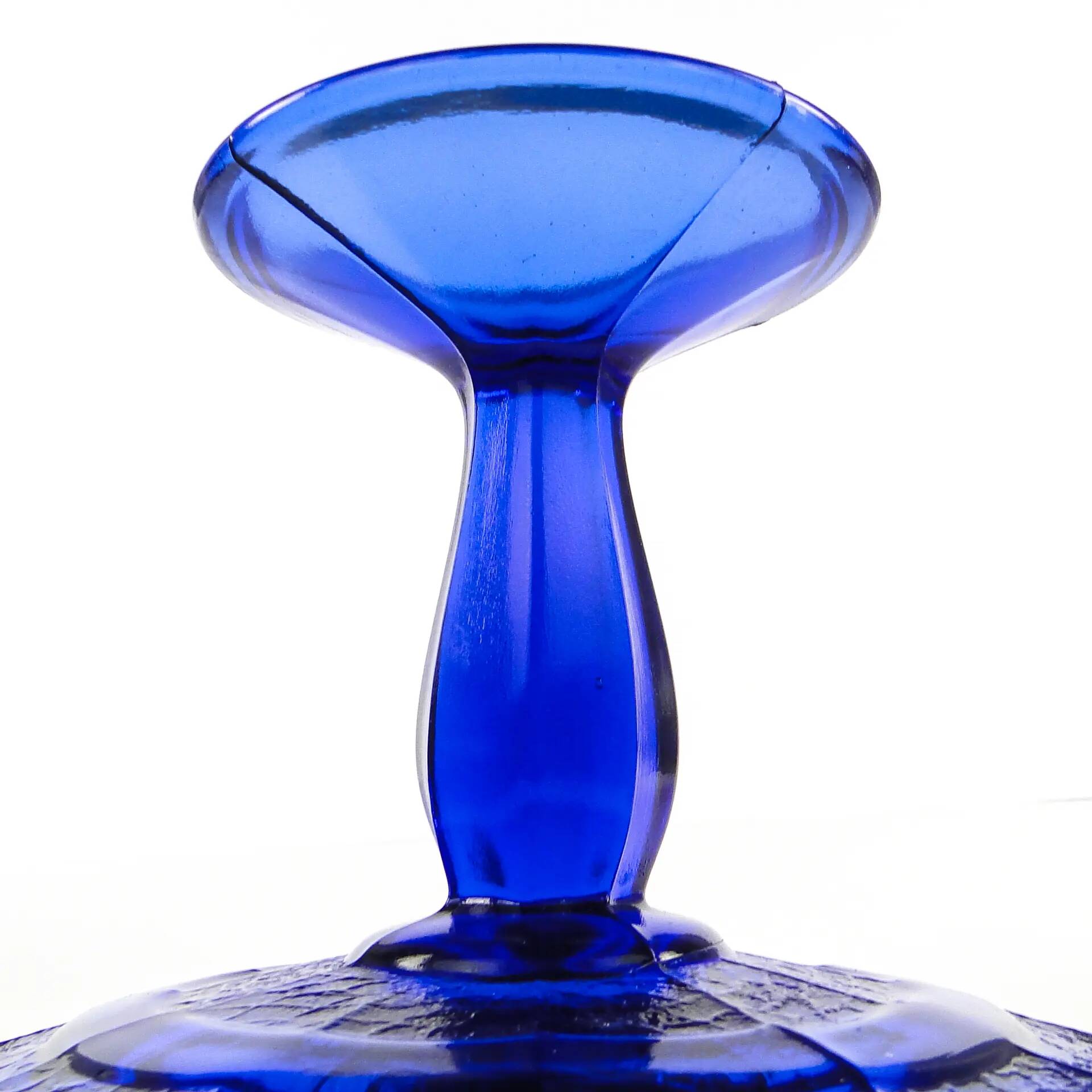 Bol à fruits Art Déco, verre pressé, Ząbkowice, Pologne, années 1950