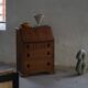 Desk / Chest of drawers in modern Danish oak from the early 20th century with shell handles.
