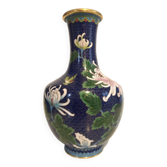 Vase Bleu Laiton