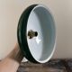 Tilting wall light in green opaline