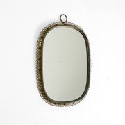 Mid century brass wall mirror by Josef Frank for Svenskt Tenn Sweden