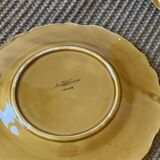 Set of 8 dessert plates in Sarreguemines barbotine
