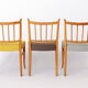 Set of 4 Vintage Beech Dining Chairs, 1950s Mid Century Modern, Germany